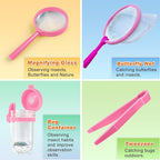 Kids Explorer Kit & Bug Catcher Kit, Kids Camping Gear for Kids, Outdoor Exploration Set with Vest & Hat, Ideal Outdoor Camping Adventure Toys for Ages 3 4 5 6 7 8 Boys Girls