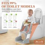 Potty Training Seat, Toddler Toilet Seat for Little Boys Girls, Potty Training Toilet with Urinals, Toddler Step Stool Ladder and Splash Guard