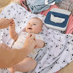 Baby Wipes Dispenser, Wipes Case Baby Wipe Holder Keeps Wipes Fresh, Non-Slip, Easy Open & Close (Blue)