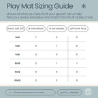 Baby Play Mats for Floor - Eden (6x6ft) - Premium EVA Foam Play Mat for Babies & Toddlers - Perfect for Tummy Time, Crawling, Playroom - Stylish & Comfortable Kids Play Mat