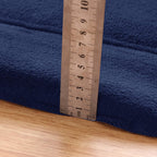 MAXYOYO Coral Velvet Area Rug, Thick Japanese Tatami Mat Living Room Carpet with Non-Slip Backing, Large Solid Color Mat for Bedroom Dormitory Yoga, Navy, 78 by 118 inch