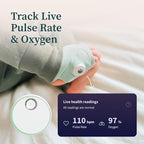 Owlet Dream Duo – FDA-Cleared Smart Baby Monitor with Sock & HD Video Cam 2K HD Video, Cry & Motion Alerts, Temp Monitoring