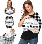 Baby Car Seat Stroller Cover Nursing Cover New Mom Breastfeeding Scarf Soft Stretchy Infant Carrier Cover Car Canopy Coverage