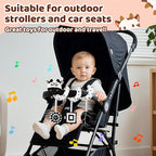 Black and White High Contrast Baby Toys - Sensory Infant Hanging Carseat & Stroller Toy for Newborns 0-6,6-12Months Perfect Easter Birthday & Baby Shower for Babies Boys Girls