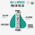 Voyager Toddler Milk On The Go, USDA Organic Shelf Stable Whole Milk Powder, Great for Travel, No Refrigeration, Gluten Free with No GMO's and No Antibiotics for Kids, 32 Sachets of 15g - 2 Pack