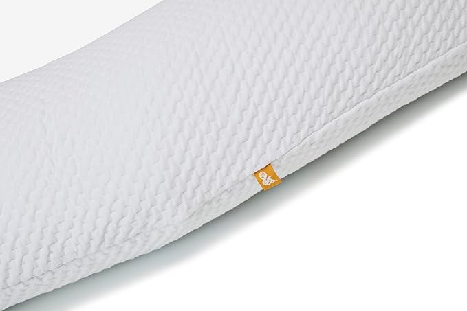 Eli & Elm Ultra Comfort Memory Foam Pregnancy Body Pillow, Unparalleled Comfort for Mom and The Bump with Unique Ergonomic Design