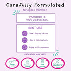 Pink Stork Baby Bath Flakes – Pure Magnesium Chloride Bath Soak for Infants + Toddlers – Fragrance-Free, Non-GMO, No Melatonin – Supports Bedtime Routine, Skin Comfort + Wellness – 16 oz