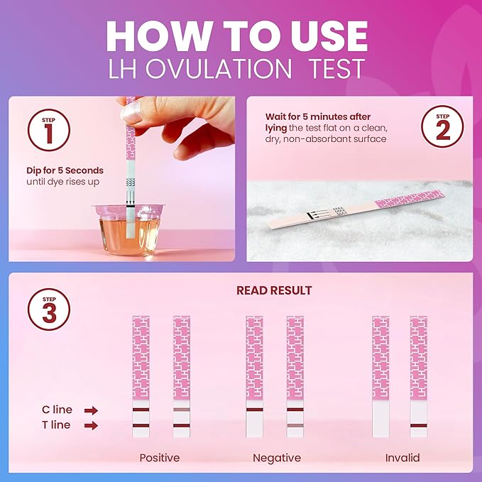 Pelvana Pregnancy and Ovulation Test Strips Combo Kit - 50 LH Fertility Test Strips + 20 Pregnancy HCG Checker Kits - Identify Your Peak Fertility Days - Easy at Home Ovulation Tests (70 Piece Kit)