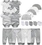 Kiddiezoom Unisex Baby Layette Essentials Giftset Clothing Set 19-Piece For Newborn Baby