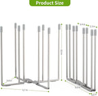 Retractable Bottle Drying Rack, Baby Bottle Drying Rack, Collapsible Cup Draining Rack, Reusable Storage Bag Dryer with Non-Slip Bottom - Stainless Steels