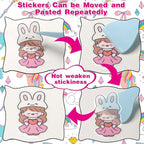 Reusable Sticker Book 60 Sheets, Sticker Collecting Book Album, Reusable Sticker Album, Sticker Organizer, Blank Sticker Book for Children, Sticker Keeper Book with Tweezer and Spatula, A5