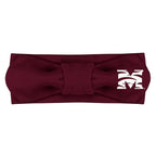 Creative Knitwear Morehouse Maroon Tigers Infant Girls Maroon Solid Hair Knot Headband Embroidered Logo - Size Newborn - 4T
