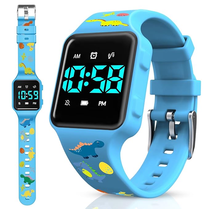 Potty Training Watch for Toddlers with Countdown, Magnetic Charging, Flashing Lights, Fun Music or Vibration Alerts - Waterproof Interactive Toilet Training Reminder for Boys & Girls Ages 2-9