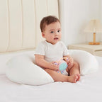 Nursing Pillow for Bottle and Breastfeeding, Ergonomic Comfort Nursing Essentials for Mom and Baby, Feeding Support Pillow with Removable Cover, Easier and Healthier Nursing (Naked Pillow)
