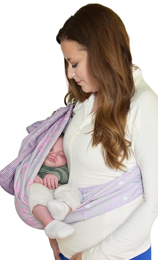 Lite-on-Shoulder Ring/Pouch Baby Sling Fish Tail
