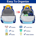 Accmor Toddler Leash Backpack with Anti Lost Wrist Link, Cute Dinosaur Bag with Removable Little Pouch Children Safety Walking Harness, Kids Travel Essential Mini Back Pack with Tether for Baby Boys