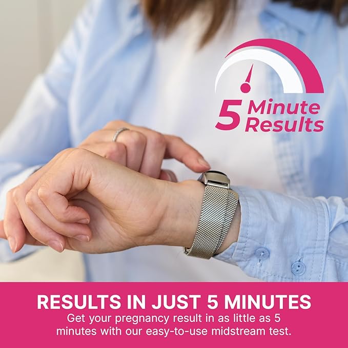 CorDx Early Detection Pregnancy Test Kit, Urine Tests for Easy at Home hCG Level Testing, Tester for Pregnant Women, Clear, Fast and Reliable Result with Over 99% Accuracy, 3 Pack Cassettes