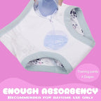 BIG ELEPHANT 10-Packs Training Underwear Absorbent Toddler Potty Trained Pants for Boys and Girls, 12 Months - 9 Years