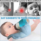 Bottle Holder Pillow, Plush Feeding Support Pad - Relieve Hand & Wrist Soreness, Adjustable Nursing Pillow, Pink