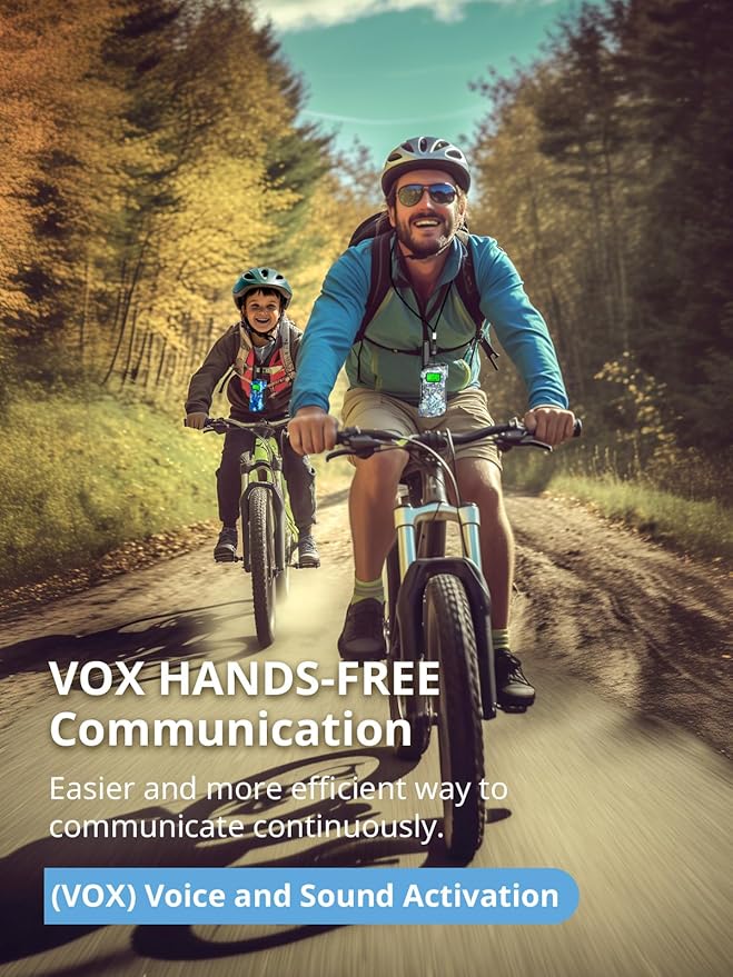 Walkie Talkies for Kids Rechargeable,Toys for Boys and Girls, 2 Pack Long Range 2-Way Radios, Birthday Gifts,Christmas Stockings, Outdoor Play, Family Games, Hiking Camping Gear