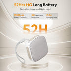 Portable Sound Machine for Travel, White Noise Sound Machine for Sleeping, 52-Hour Lasting Mini Noise Machine with 21 Quality Non-looping Sounds, Headphone Jack, Memory, Timer for Adults,Hotel (Khaki)