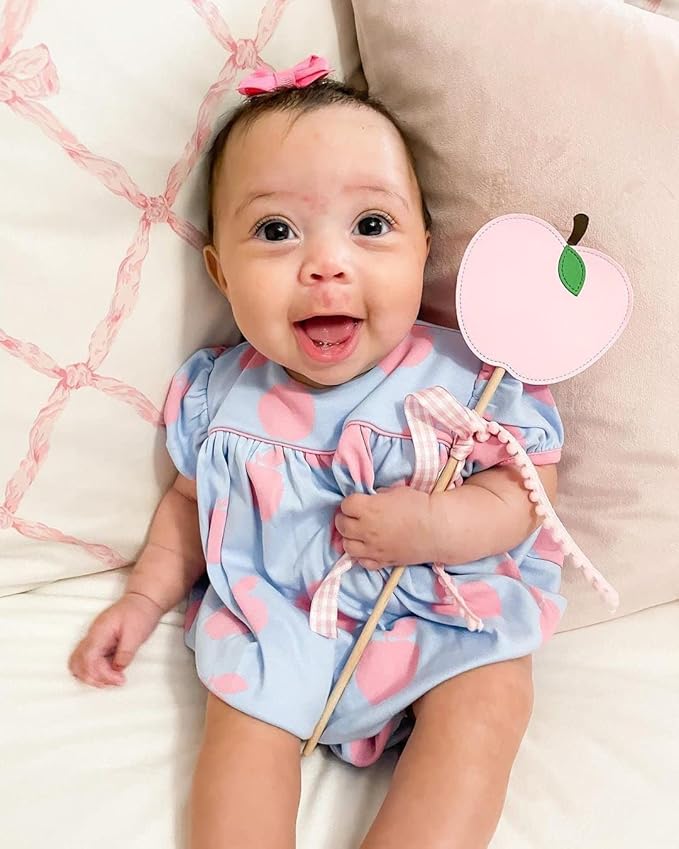 Wee Ones Girls' Classic Grosgrain Hair Bows on a WeeStay No-Slip Hair Clip, Handmade, Tiny Sized Bow, Antique White