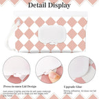 FEBSNOW 2 Pack Baby Wipes Dispenser Holder, Portable Refillable Baby Wet Wipes Pouch Container Reusable Travel Case