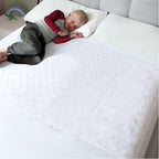 Hygge Sheets® Potty Training Pee Pads for Kids, Toddlers - 100% Waterproof, Non Slip Bed Wetting Pad for Full Size Beds - Washable, Reusable Mattress & Sheet Protector - White