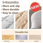 Baby Play Mat, 43x43 Mat with Super Soft Touch, Activity Mat with Upgraded Anti-Slip Bottom, Machine Washable Crawling Mat for Floor & Picnic(Animal Alphabets)