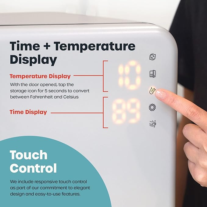 Wabi UVC LED Sanitizer & Dryer Ultra (Gray + Black Trim)