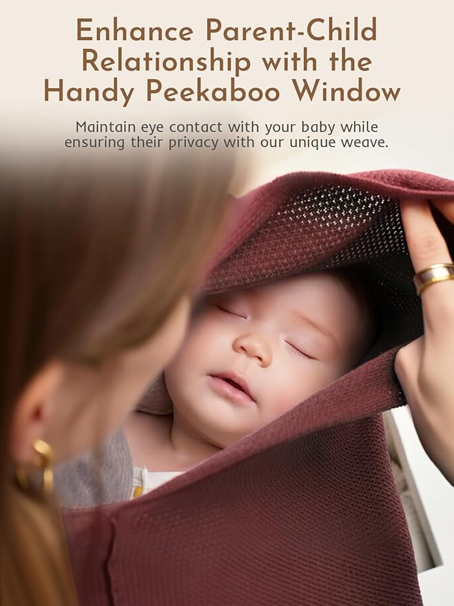 2pk Nursing Cover for Breastfeeding, Soft & Breathable Privacy Poncho, Multi-Use Feeding Shawl, Comfortable & Portable Breastfeeding Cover for Women Includes Mesh Laundry Bag