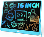 TEKFUN Birthday Gifts for Kids, 16inch LCD Writing Tablet Drawing Board, Teen Girl Boy Gifts Age 10 and Up, Birthday Gifts for All Age Groups, Erasable Writing Tablet for Business Meeting (Blue)