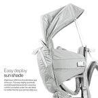 Vandra™ Glacier - Scandinavian Hiking Baby Carrier Backpack - Gravity Lock™ Hard-Shell Frame - Nest Child Carrier for Toddler & Kids - Dust Bag, Alu Tag & More Included