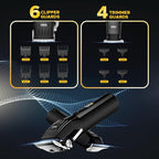 Professional Hair Clippers for Men Cordless Trimmers Kit with LED Display Electric Beard Trimmer for Kid Cordless Beards Trimmer Haircut Grooming Kit Gift for Men Women Barber Kids (Black)