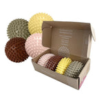 Edushape Original Sensory Ball for Baby - 4" Boho Chic Color Baby Ball Enhances Gross Motor Skills for Kids 6 Months & Up - Great Stocking Stuffer