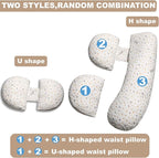 Pregnancy Pillows for Sleeping, Maternity Pillow for Pregnant Women, Support for Back, Legs, Belly, HIPS for Pregnant Women