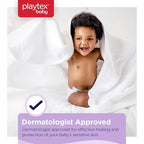 Playtex Baby Diaper Rash Cream, 2.5 oz. Tube, 3-Pack, Dermatologist Tested 40% Zinc Oxide Diaper Cream, Fragrance Free, Hypoallergenic, Free of Dye, Parabens and Phthalates