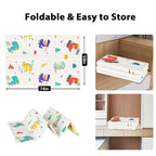 Baby Play Mat, 74 x 50 Inch Play Mat Perfect for Use Baby Playpen, Foldable Baby Foam Playmat for Floor, Portable Waterproof Activity PlayMats for Babies, Infants and Toddlers