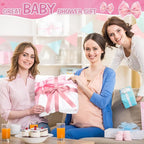 Trendy Pink Bow Coquette Baby Milestone Blanket Coquette Flannel Blanket Newborn Infant Swaddle Growth Baby Frame for Boys Girls Nursery (Bow, Pink)