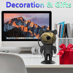 Astronaut Galaxy Projector Night Light,Star Projector Galaxy Light with Nebula,Starry Ceiling LED Lamp Space Buddy Projector with Timer and Remote for Bedroom,Kids Room Decor, Birthdays Gift(Black)