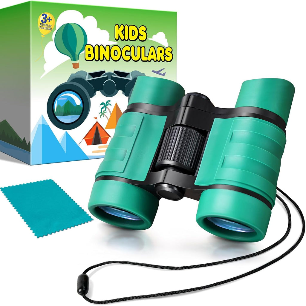 Binoculars for Kids, Kids Binoculars for Ages 3-12 Boys Girls, Outdoor Gifts Toys for Kids- Perfect for Bird Watching, Camping, and Outdoor Exploration