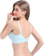 Suekaphin 5PACK Nursing Bra Wireless Bra Women's Sleeping Maternity Bra Breastfeeding Bra
