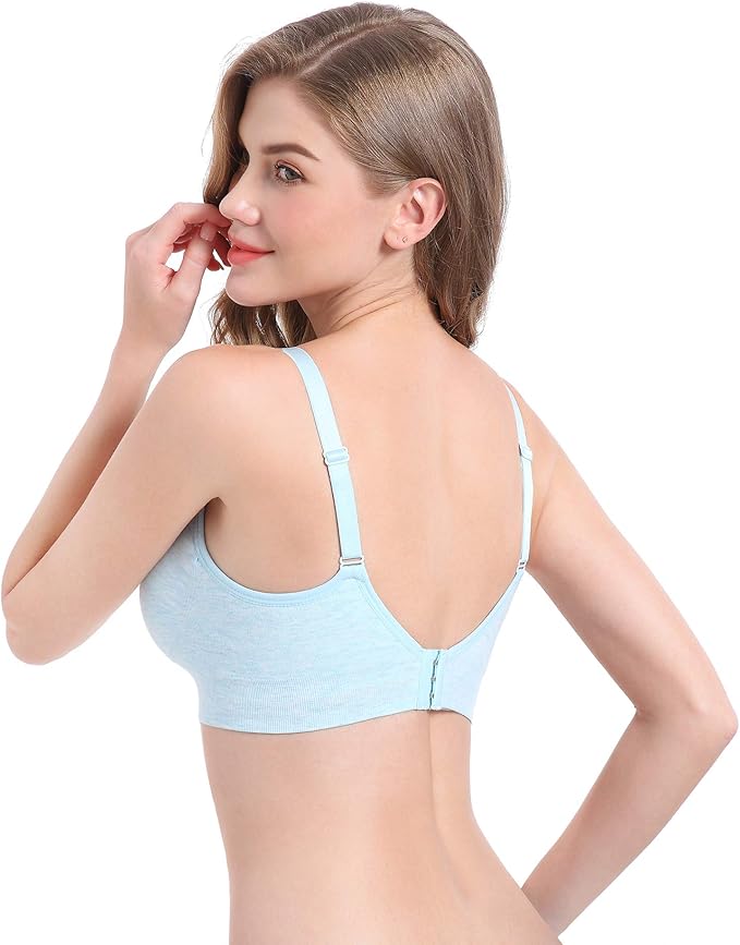Suekaphin 5PACK Nursing Bra Wireless Bra Women's Sleeping Maternity Bra Breastfeeding Bra