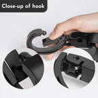 Stroller Leash Handle for Toddler - Compatible with Strollers, Wagons, Pushchairs and so on – Safety Leash Keeps Children Close on-The-go (Black)