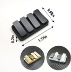 Premium Magnetic Metal Fidget Slider - EDC Haptic Clicker Stress Relief Toy for Adults, Anxiety & ADHD Relief, Pocket-Sized, Durable, Quiet Control, for Men & Women.(Gloden)