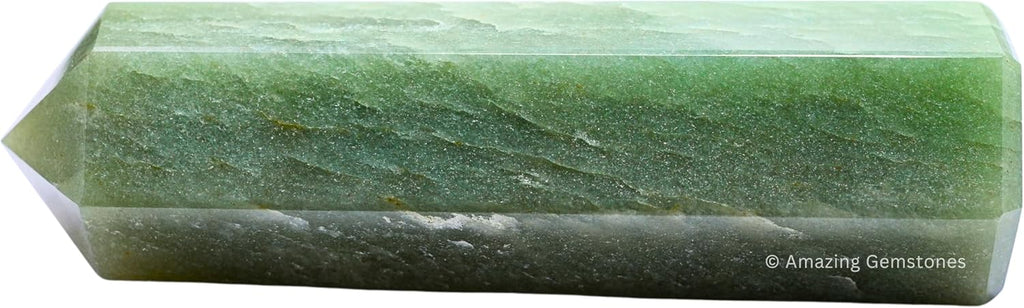Amazing Gemstone Large Green Aventurine Crystal Towers ~ Natural Healing Crystal Point Obelisk for Reiki Healing and Crystal Grid (5.5 to 6 INCH)