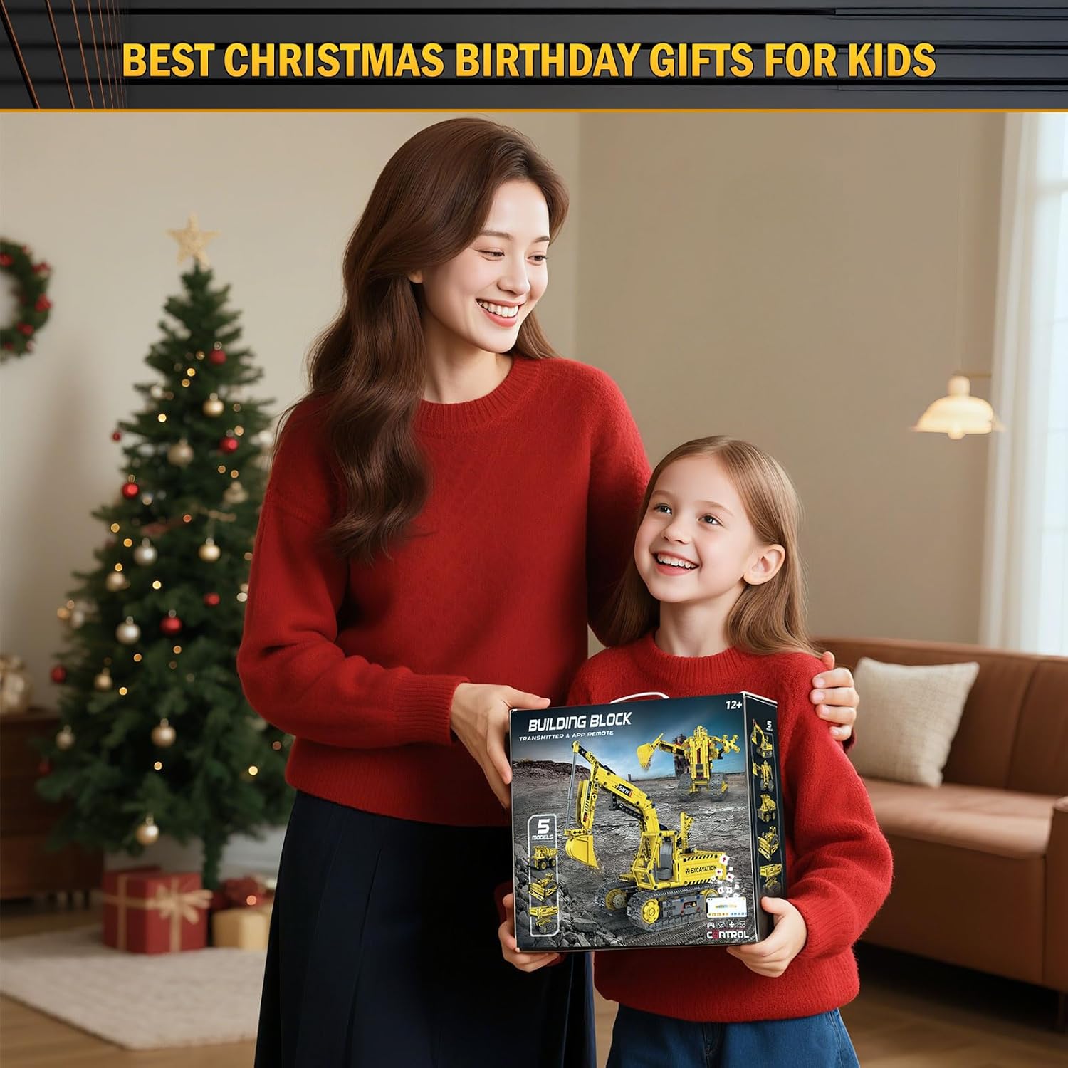 5 in 1 STEM RC Robot Building Kit, 555 PCS APP & Remote Control Robot Toys for Kids Age 6 7 8 9 10 11 12+, Engineering Science Coding Robotic Toys Birthday Gifts for Boys & Girls