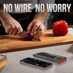 Meat Thermometer Digital Wireless, 800FT Long Range Bluetooth Cooking Thermometer, Food Thermometer for Remote Monitoring of Grill, Oven, Smoker, Air Fryer, Rotisserie, iOS & Android App