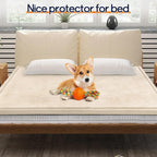 Baby Play Mat for Floor Tummy Time Nursery Rug Muscle Mat Area Playroom Rug Tatami 50 * 50" Memory Foam 1.3" Thick Crawling Mat For Babies,Toddlers, Infants, Kids(Beige)