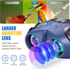 LET'S GO! Binocular for Kids, Compact High Resolution Shockproof Binoculars